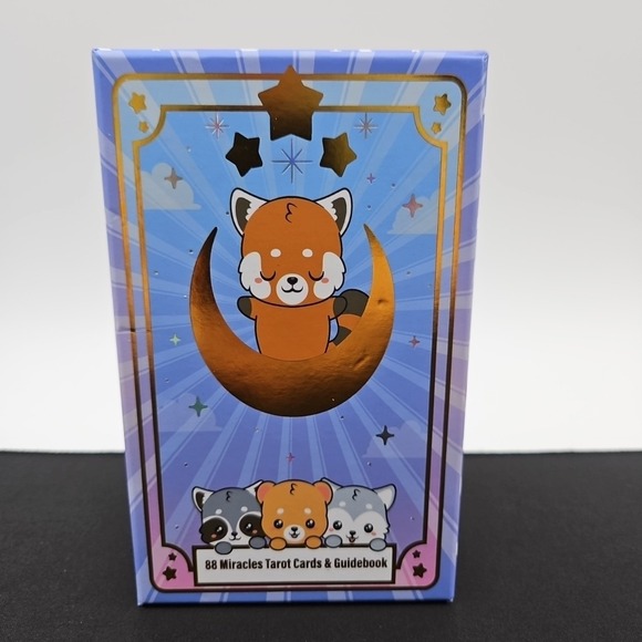 Tarot Cards Red Panda & Friends Oracle Cards for Beginners Includes Guide New - Picture 1 of 3